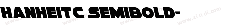 HanHeiTC SemiBold字体转换
